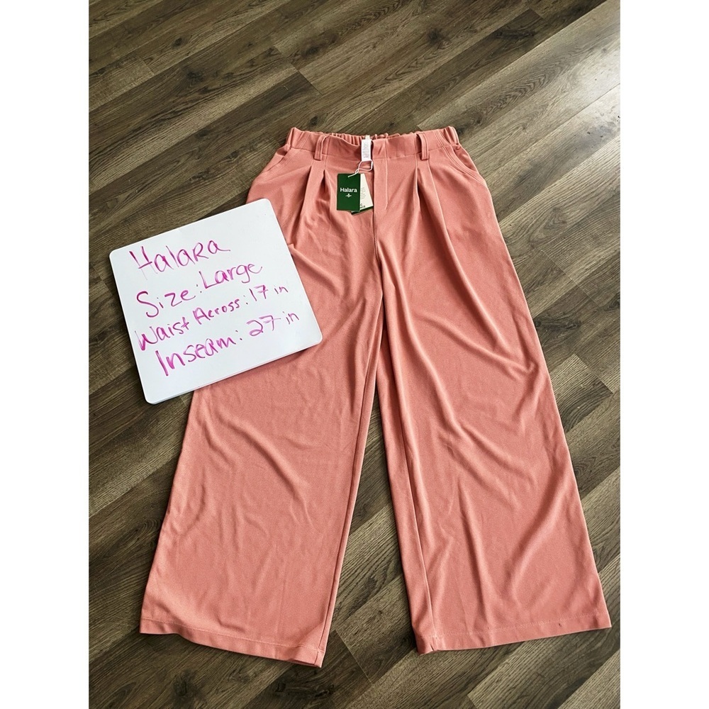 HALARA Dusty Rose Wide Leg Pants - Picture 10 of 10